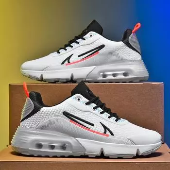 Теннисные мужские кроссовки кроссовки повседневные унисекс обувь дышащие шнурованные мужские кроссовки на воздушной подушке кроссовки для бега 36