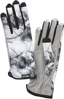 Теннисные перчатки AC266 L [Yonex] Черные/Белые (245)