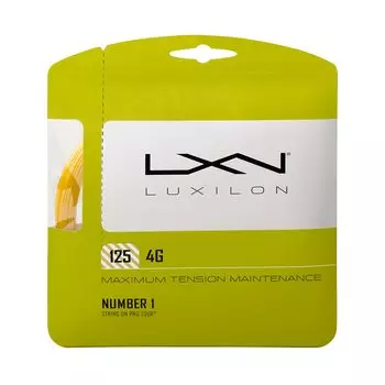 Теннисные струны LUXILON Gut 4G 125 Gold WRZ997110 жёлтый