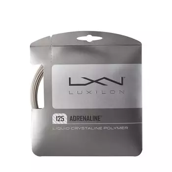 Теннисные струны LUXILON, кожа ADRENALINE 125, серебро WRZ993800 (Адреналин 125)