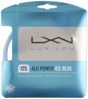 Теннисные струны LUXILON LUXILON ALU POWER 125 ALU Power WRZ995100BL ICE BLUE (Люксилон 125) 125(1,25мм) [Одиночная строка]
