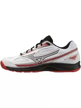 Теннисные туфли Break Shot 4 AC см 2E [Mizuno] Белый/Черный/Красный 20.0