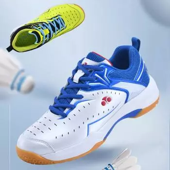 Теннисные туфли для мужчин и женщин, профессиональные дышащие кроссовки для бадминтона и волейбола, мужские кроссовки для тренировок в помещении с защитой от скольжения и пинг-понга 36 красный