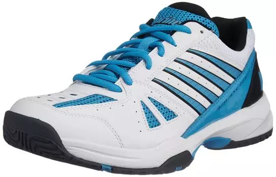 Теннисные туфли DPS502 [Prince] мужские белые/бирюзовые 22.5