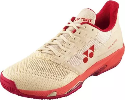 Теннисные туфли Power Cushion Ad Accel LAC cm [Yonex] бежевый/розовый (315) 25,0