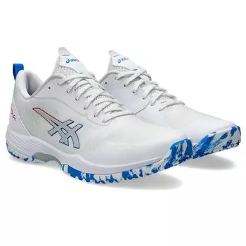 Теннисные туфли PRESTIGELYTE 5 OC 1043A022 унисекс 101 см 3E [ASICS] (Белый/Электрический синий) 25,0