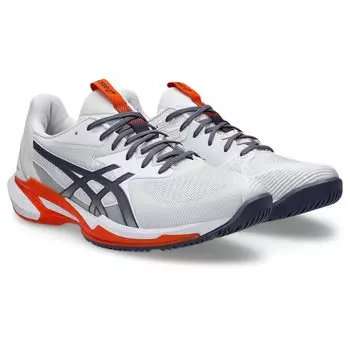 Теннисные туфли SOLUTION SPEED FF 3 1041A438 103 см 2E [ASICS] Мужские (Белый/Серовато-фиолетовый) +26,5