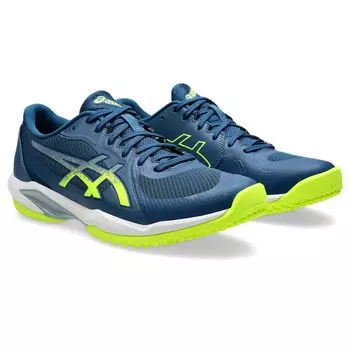 Теннисные туфли SOLUTION SWIFT FF 2 OC 1041A464 Mako Yellow [ASICS] мужские синие/безопасные 25.0
