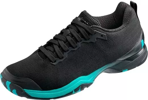 Теннисные туфли Tour Pro Light 8HC черные x изумрудно-синие см [Prince] (242) +25,5