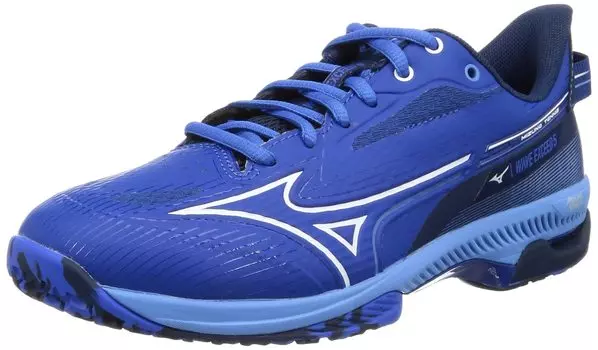 Теннисные туфли Wave Exceed 5 SW OC см 4E [Mizuno] Синий/Белый/Темно-синий 23.0