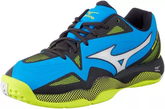 Теннисные туфли Wave Intense Tour 4 AC Blue x White x Dark Gray см 2E [Mizuno] [Мужские] 27,5