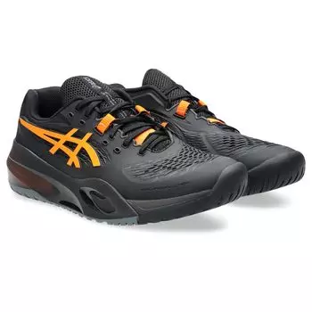 Теннисные туфли X 1041A481 001 см 2E [ASICS] GEL-RESOLUTION мужские (Черный/Шокирующий оранжевый) +27,5