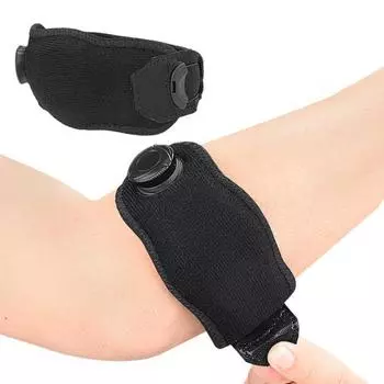Теннисный локтевой бандаж Yousheng, регулируемый локтевой бандаж для гольфиста, компрессионный ремень, поддерживающая повязка для предплечья для облегчения тендинита чёрный