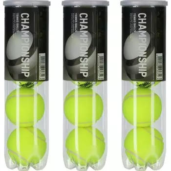 Теннисный мяч YONEX CHAMPIONSHIP 4 мяча 3 банки TB-CHS43 жёлтый