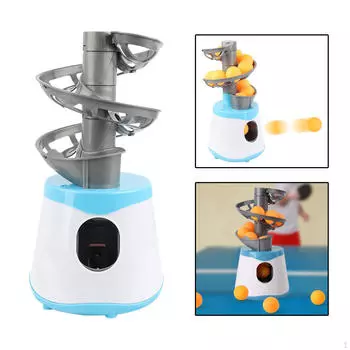 Теннисный робот-тренажер для автоматической подачи мячей зелёный