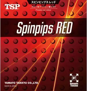 Теннисный стол Victus TSP Soft Rubber Spin Pips 020832 Красный A (TSP) (0040) красный