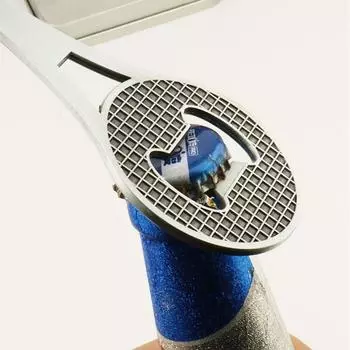 Теннисный теннисный открывалка для бутылок Ракетка из цинкового сплава открывалка для бутылок Плоская теннисная ракетка открывалка для бутылок Открывалка для пива для кухни ресторана