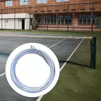 Теннисный трос сетки, стальной, надежный 45,3 фута профессиональный шнур, устойчивый к дождю