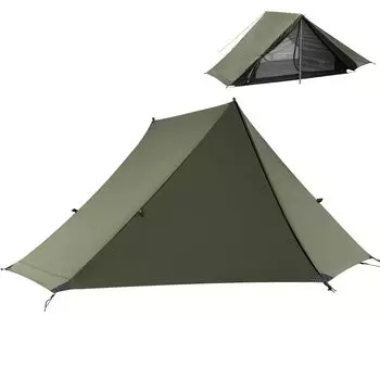 TENPLAY альпинизм человек легкий кемпинг альпинизм с передним альпинизмом 20D водонепроницаемость 3 пирамиды легко установить