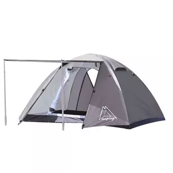 Tenplay Dome 2 Person Mountain Solo Double Layer For Aluminum Water Pressure Resistance Free 4 Disaster Front and Back Front Double Outdoor Solo Easy