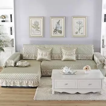 Тенсел тисненый диванный коврик, противоскользящий всесезонный универсальный чехол для дивана, высококачественный современный чехол для дивана 68*70+15CM