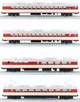 Tenshodo HO Gauge 151 Series DC Limited Express Train Дополнительный промежуточный набор из 4 вагонов C 55037 Модель железнодорожной модели поезда
