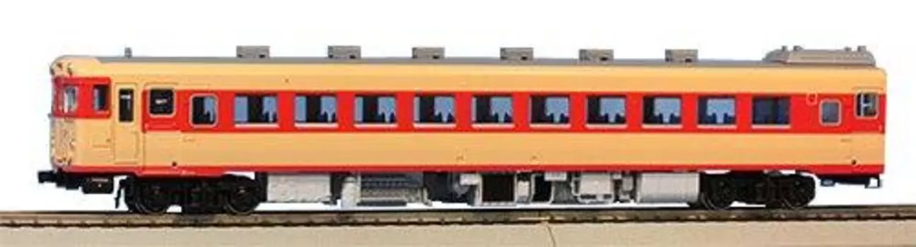 Tenshodo HO gauge 56039 Kiha 58 тип 400-й дополнительный прицепной вагон (автомобиль без кондиционера) оранжевый