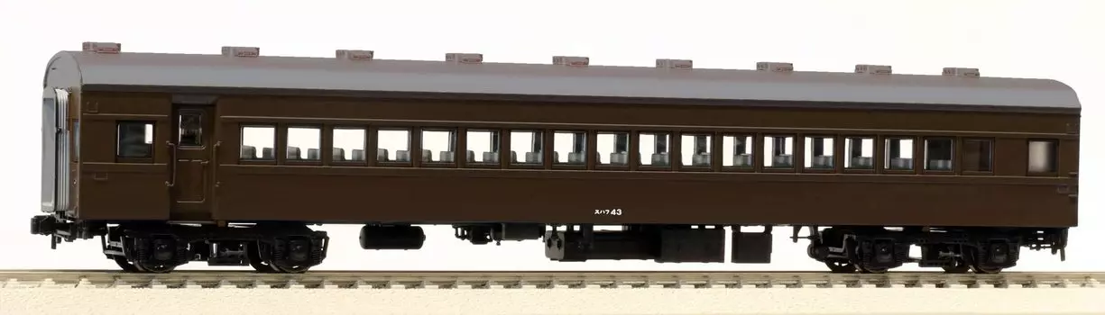 Tenshodo HO gauge SuHaFu 43 тип виноградный цвет 2 57064 Модель железной дороги пассажирский вагон №