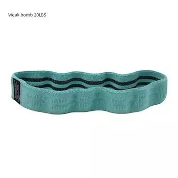 Tension Band 20 Pounds Yoga Elastic Band Hip Fitness Training Female Resistance Band Strength Training Stretch Hip Lifting Green Weak 20 Pounds [Polyester Cotton]]