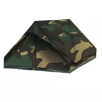 Tent 2 Person MINI PACK Standard WOODLAND Camo Camo Mil-Tec -