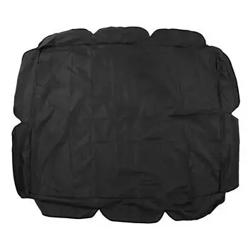 Тент для качелей 210D Оксфорд с серебряным покрытием Водонепроницаемый Защита от УФ-лучей для уличного патио, двора, кресла чёрный