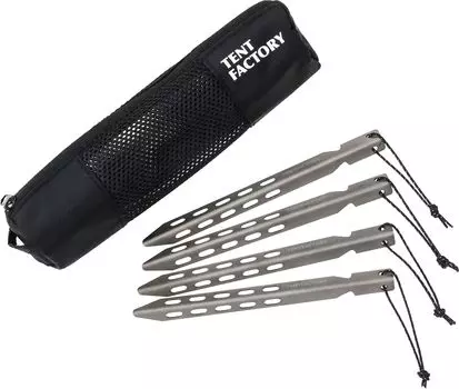 TENT FACTORY V shape light titanium peg 16-4SET TF-VTPEG16-4S
