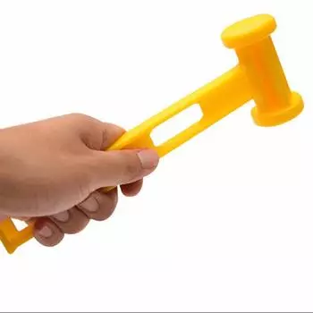 Tent Stake Accessories Mallet Hammer Camping Mallet Tent Pegs Hammer Pile Hammer Tent Nail Puller жёлтый