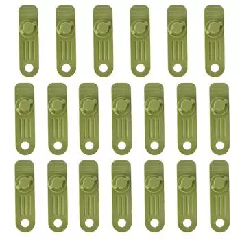 Палатка Ветрозащитная Зажимы Многофункциональная Уличная Пластиковая 10pcs зелёный