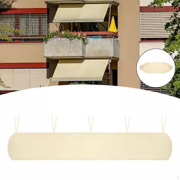 Тентовый чехол для использования на открытом воздухе, навес, водонепроницаемый, дождевик, легкий, пылезащитный, компактный Beige 2 m