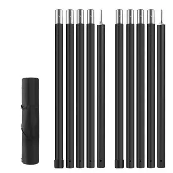 Тентовый шест 2023 Последняя модель Диаметр 28 мм Длина 250 см Алюминиевый шест для палатки 2 комплекта Тентовый шест Алюминиевый шест Тентовый шест для кемпинга Авиационный алюминий A6061