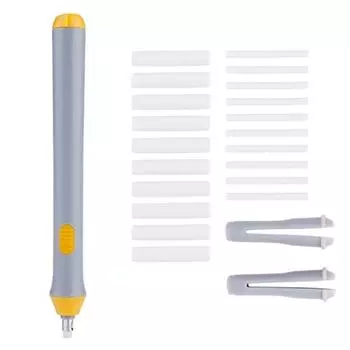 Tenwin Electric Eraser Refillable Automatic Pencil Eraser (Gray)