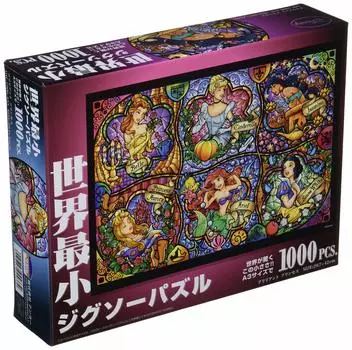 Tenyo 1000 Piece Самый маленький пазл Disney Disney Princess Brilliant Princess x В комплект входят клей и шпатель Сервисная карта включена World s