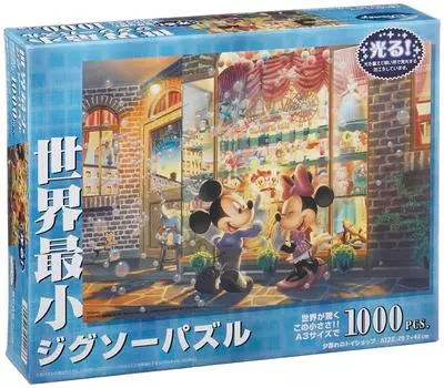 Tenyo 1000 самых маленьких деталей пазла Disney Dusk Toy Shop x В комплект входят клей и шпатель. В комплект входит сервисная карта World s (29,7 42см) ДВ-1000-406