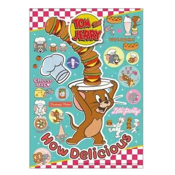 Tenyo 108 Piece Jigsaw Puzzle American Diner (Tom and Jerry) (18.2x25.7cm)