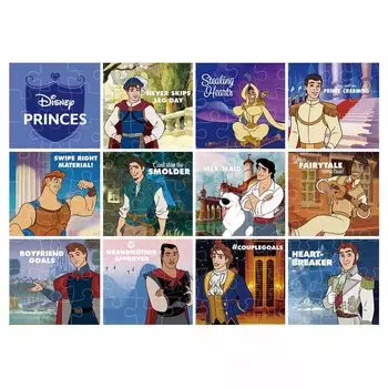 Tenyo 108 Piece Jigsaw Puzzle Disney Disney Prince Jigsaw [Голограмма Puzzle] (18,2x25,7см)