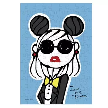 Tenyo 315 Piece Jigsaw Puzzle Mickey Mouse M Tight Series (18.2x25.7cm)