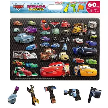 Tenyo Child Disney Cars 60 элементов пазла для антибактериальной очистки крышки Ages Puzzle, друзья! Дети, DC-60-210, Пальто, Включено, 4+