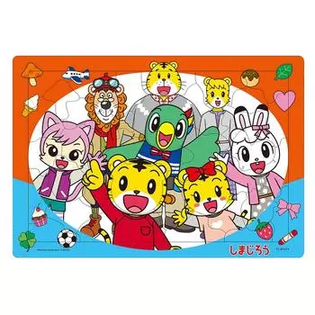 Tenyo Child Puzzle Shimajiro Minna Daisuki 40 элементов пазл для детей антибактериальное покрытие поставляется с чистящим чехлом для детей от 3 лет и старше TC-40-674