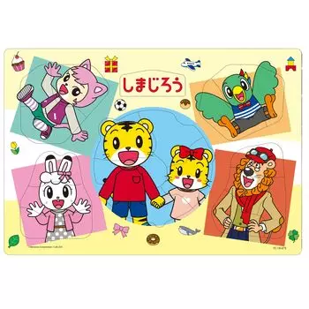 Tenyo Child Puzzle Shimajiro Minna Nakayoshi 18 деталей головоломки для детей серии Baby Puzzle антибактериальное покрытие поставляется с чистящим чехлом для возраста и