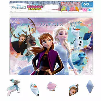Tenyo Детский пазл Disney Frozen 2 One Heart 60 деталей пазл для детей DC-60-151 антибактериальное покрытие поставляется с чистящим чехлом для детей от 5 лет и старше