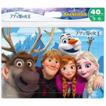 Tenyo Детский пазл Disney Frozen Always Good Friends 40 деталей пазл для детей антибактериальное покрытие поставляется с чистящим чехлом возраст DC-40-178 3+