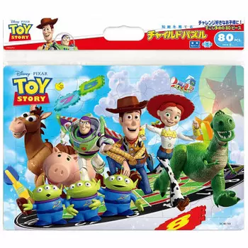 Tenyo Детский пазл Disney Pixar Toy Story Jumping Toys 80 деталей пазл для детей DC-80-105 антибактериальное покрытие поставляется с чистящим чехлом возраст 5+