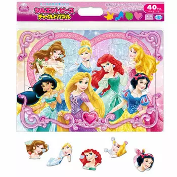 Tenyo Детский пазл Disney Princess Okinori 40 деталей пазл для детей DC-40-079 антибактериальное покрытие поставляется с чистящим чехлом возраст 3+