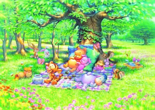 Tenyo in 300 Piece Jigsaw Puzzle Disney Soft Afternoon Comes with glue and spatula Service card included [Made Japan] (30.5x43cm) D-300-204